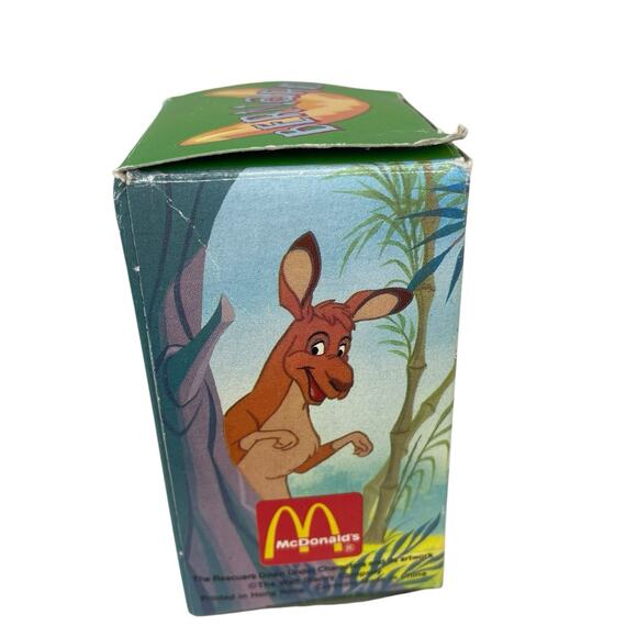 VTG Disney The Rescuers Down Under Bernard Felt Flocked Christmas Ornament w/Box - Picture 11 of 13